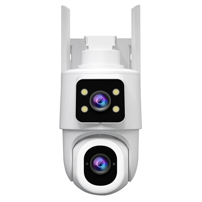 SRIHOME (Sricam) DH010 4G LTE Dual‑Lens 4MP (2×1080p) Battery Solar Outdoor IP66 Camera