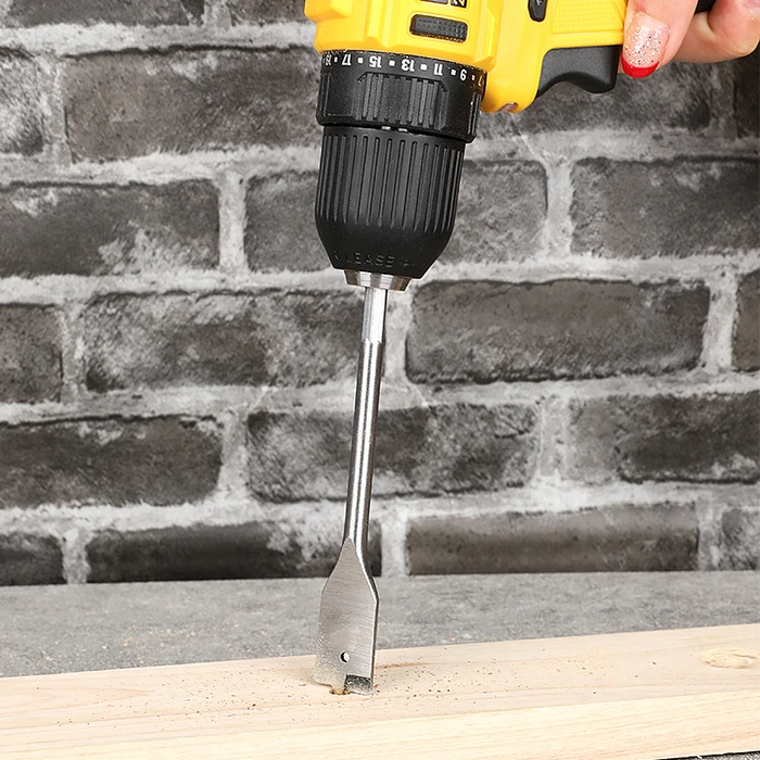 Τρυπάνια Deli Φτερού DH-Mbz006-Ed1 για Ξύλο, Χάλυβας 10/12/16/18/20/25Mm, Εξάγωνο, 6Τμχ