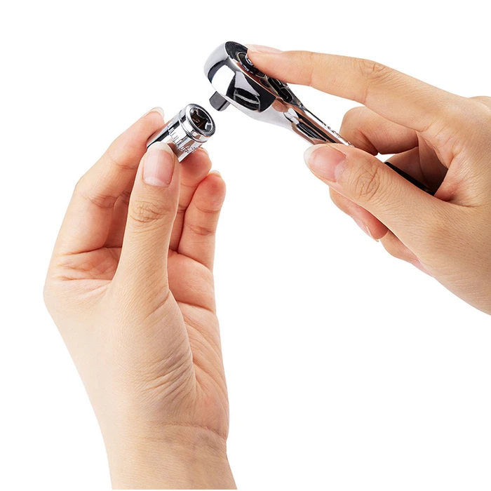 Σετ Καστάνια με Καρυδάκια Deli Dl0012T, 45 Δόντια, 1/4", 150Mm, 12Τμχ