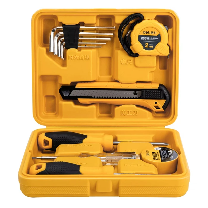 Σετ Εργαλείων Deli DL1011J, με Θήκη, 11τμχ