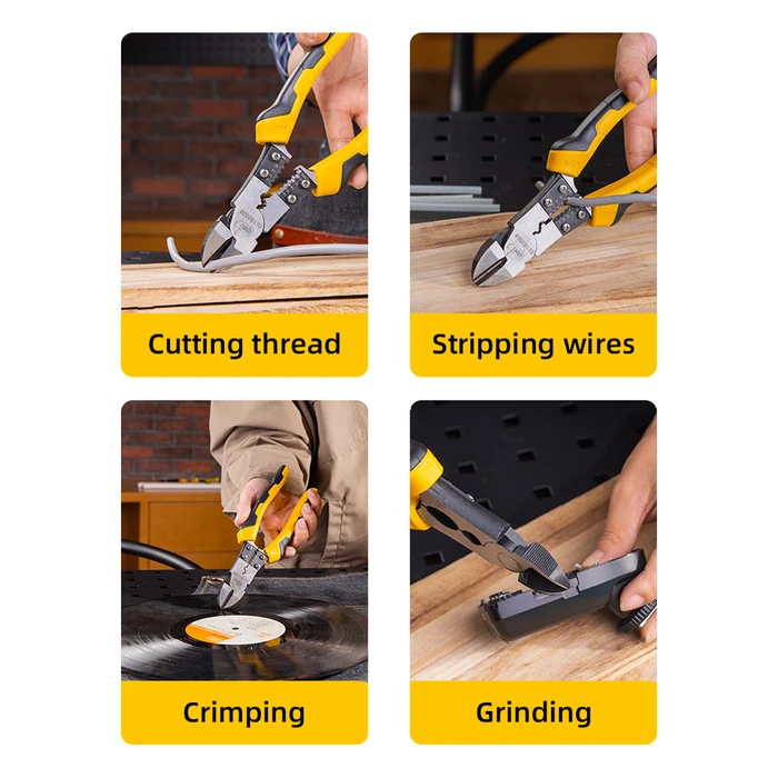 Πλαγιοκόφτης Deli Απογυμνωτής Καλωδίων Dl102008, 1.0~2.6Mm, 200Mm