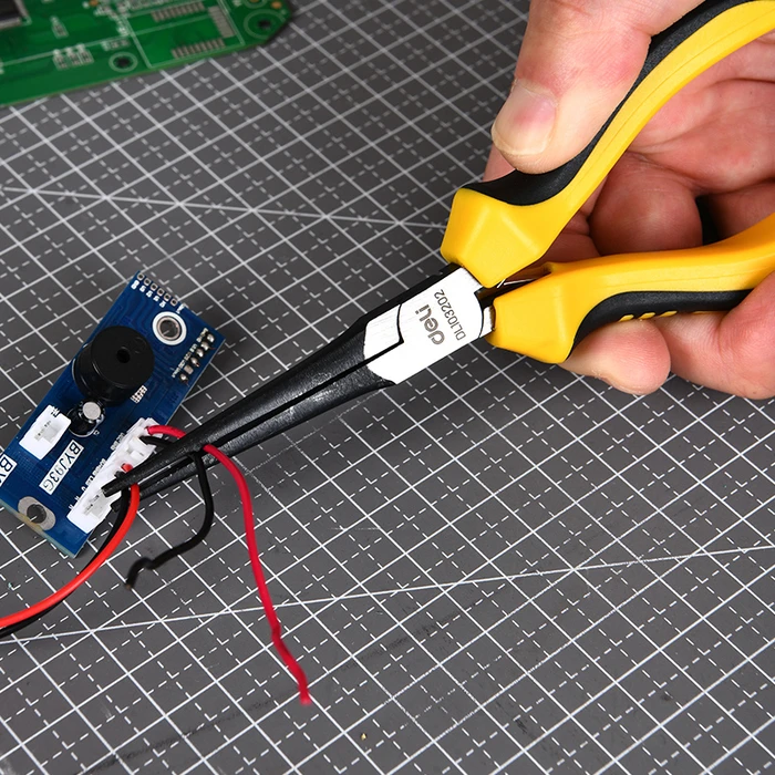 Μυτοτσίμπιδο Deli Ίσιο Dl103202 με Αντιολισθητικές Λαβές, 150Mm