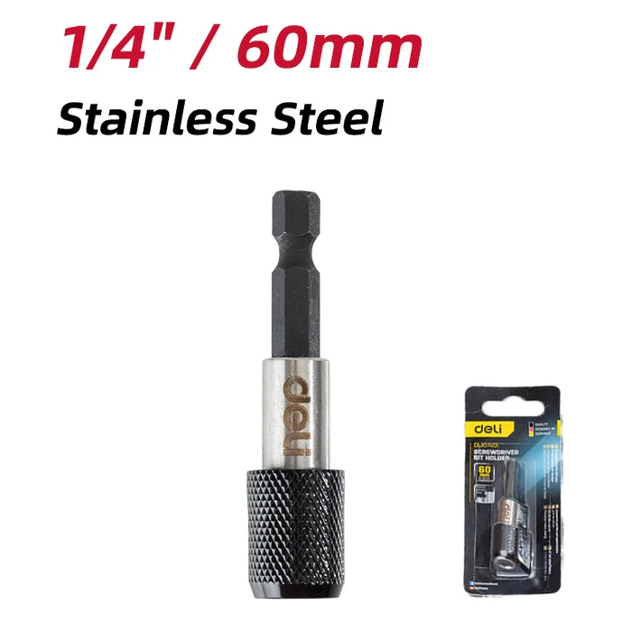 Αντάπτορας Μύτης Κατσαβιδιού Deli Dl107401 για Δραπανοκατσάβιδο, Εξάγωνη, 60Mm