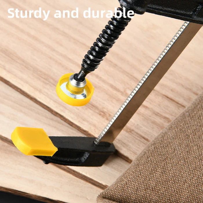 Σφιγκτήρας Deli Τύπου F Dl110525 με Μέγιστο Άνοιγμα 250Mm, Μαύρος