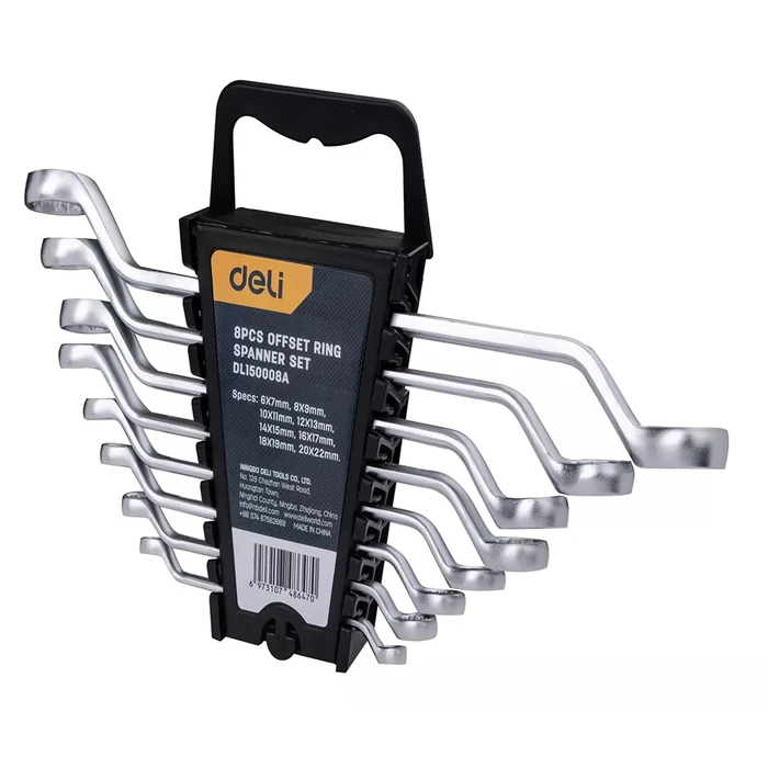 Deli Σετ Πολύγωνα Κλειδιά Dl150008a, 6x7-20x22mm, 8τμχ