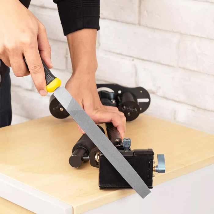 Deli Σετ Λίμες Μετάλλου Dl352085 Με Αντιολισθητική Λαβή, 200mm, 5τμχ