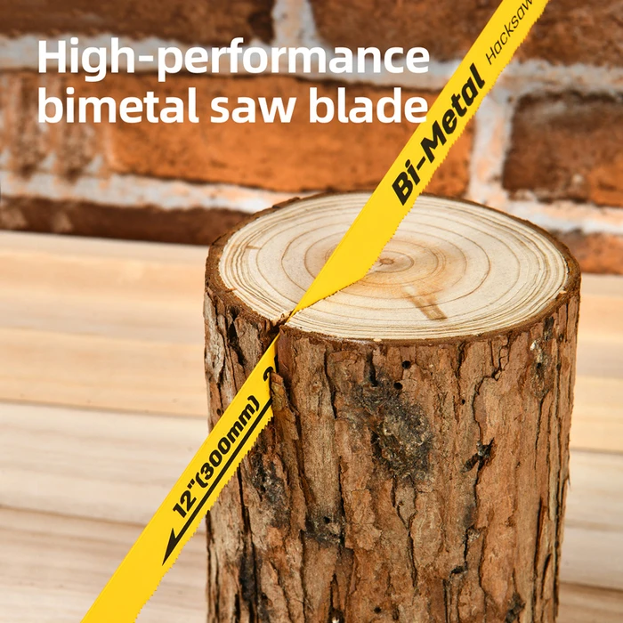 Πριόνι Deli Σιδήρου/Ξύλου Dl353012 με Εργονομική Λαβή, 300Mm, 24 Tpi