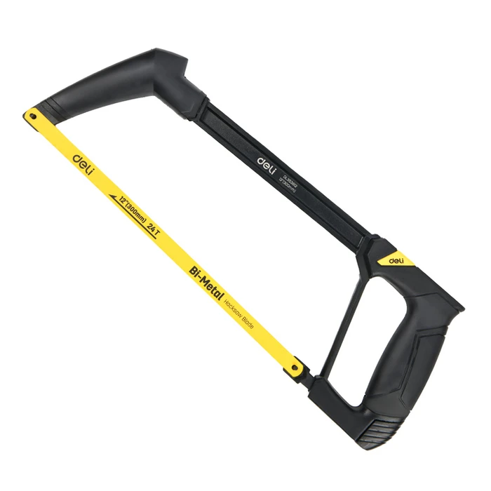 Πριόνι Deli Σιδήρου/Ξύλου Dl353812 με Εργονομική Λαβή, 300Mm, 24 Tpi