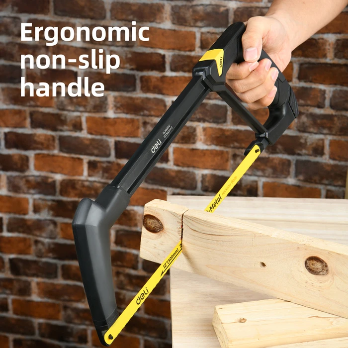 Πριόνι Deli Σιδήρου/Ξύλου Dl353812 με Εργονομική Λαβή, 300Mm, 24 Tpi