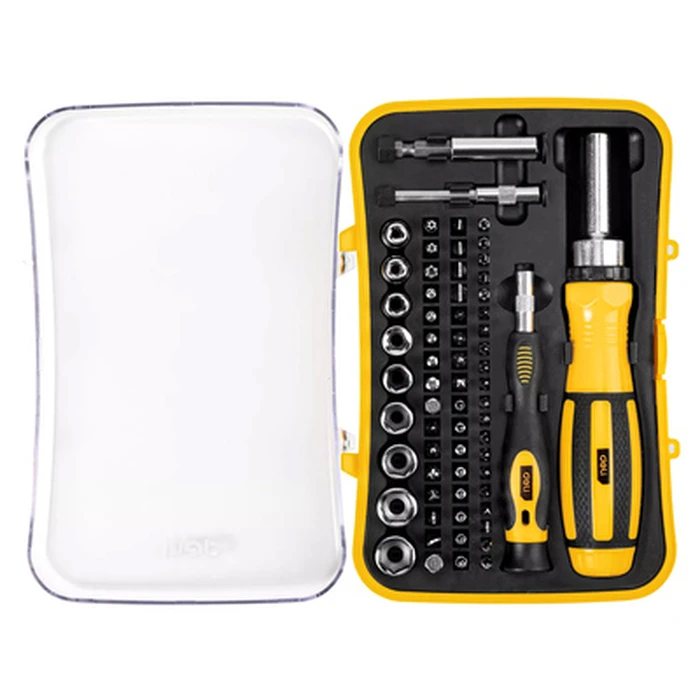 Σετ Κατσαβιδιών Deli ακριβείας DL3565, 65τμχ