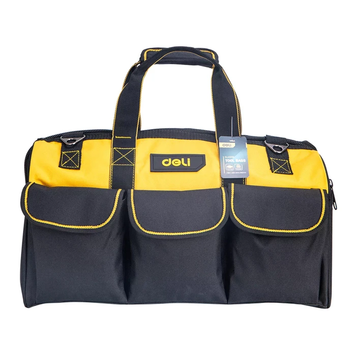 Τσάντα Εργαλείων Deli ώμου DL430118, 43 x 20 x 29cm, Μαύρη