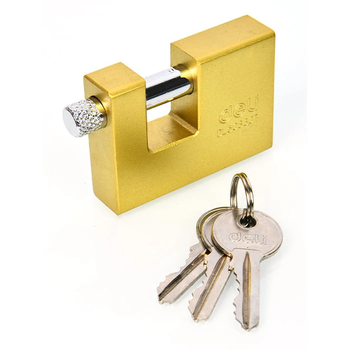 DELI λουκέτο τάκου με κλειδί DL508307 heavy duty 70mm