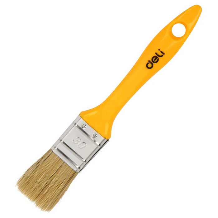 Πινέλο Βαφής Deli Dl509133 με Φυσικές Τρίχες, Πλαστική Λαβή, 30Mm