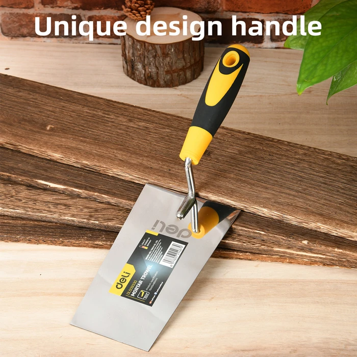 Μυστρί Deli Dl509330 με Αντιολισθητική Λαβή, Ανοξείδωτο Ατσάλι, 180Mm