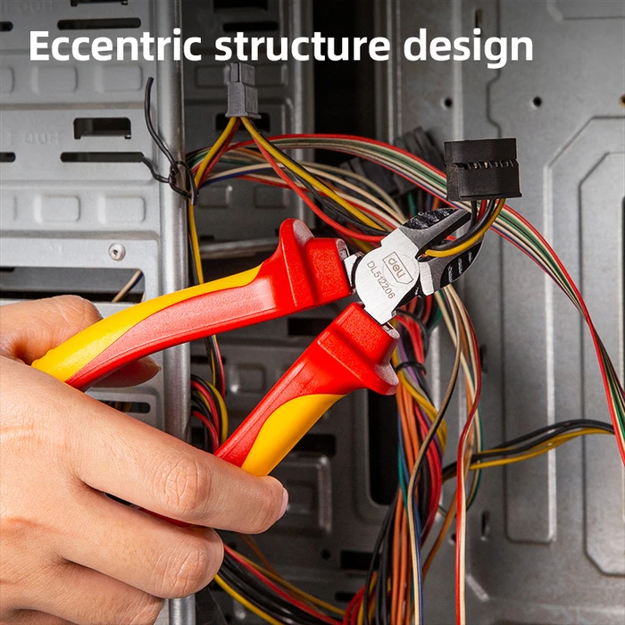 Πλαγιοκόφτης Deli Dl512206 με Αντιολισθητικές Λαβές, Vde 1000V, 160Mm