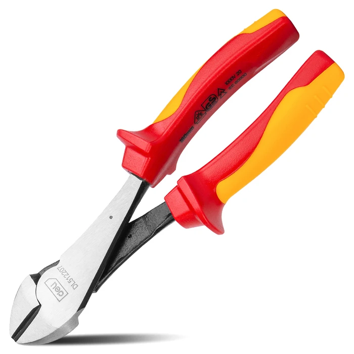 Πλαγιοκόφτης Deli Dl512207 με Αντιολισθητικές Λαβές, Vde 1000V, Heavy Duty, 180Mm