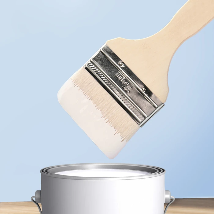 Σετ Πινέλα Βαφής Deli Dl528101 με Φυσικές Τρίχες, Ξύλινη Λαβή, 50/75/100Mm, 3Τμχ