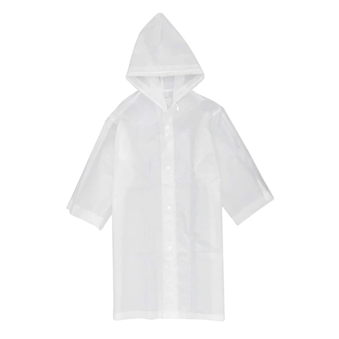 DELI Waterproof Children's Raincoat 52x84cm White (DL553011)