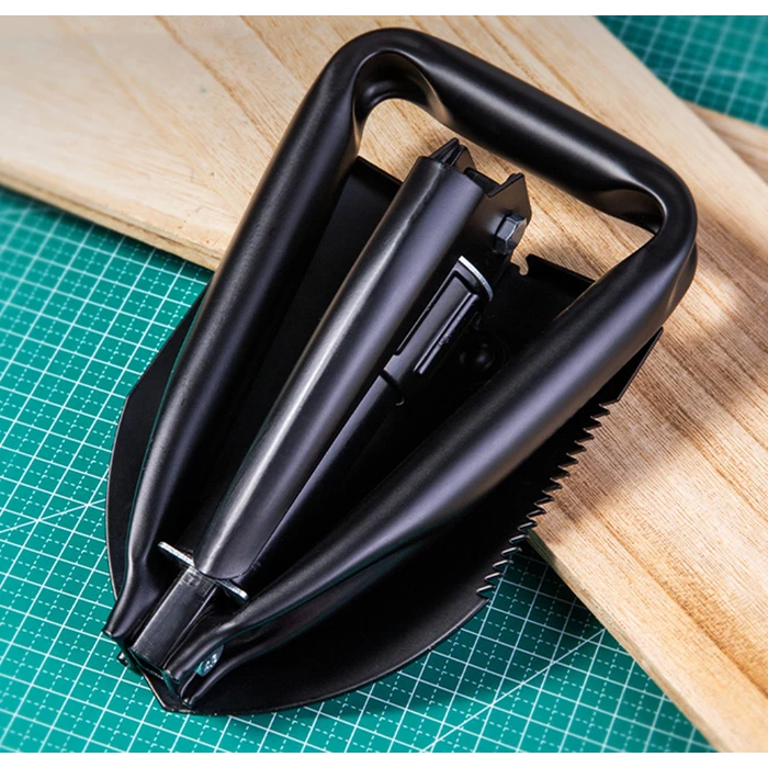 Φτυάρι Χειρός Deli Dl554001 με Θήκη, Foldable, 47Cm