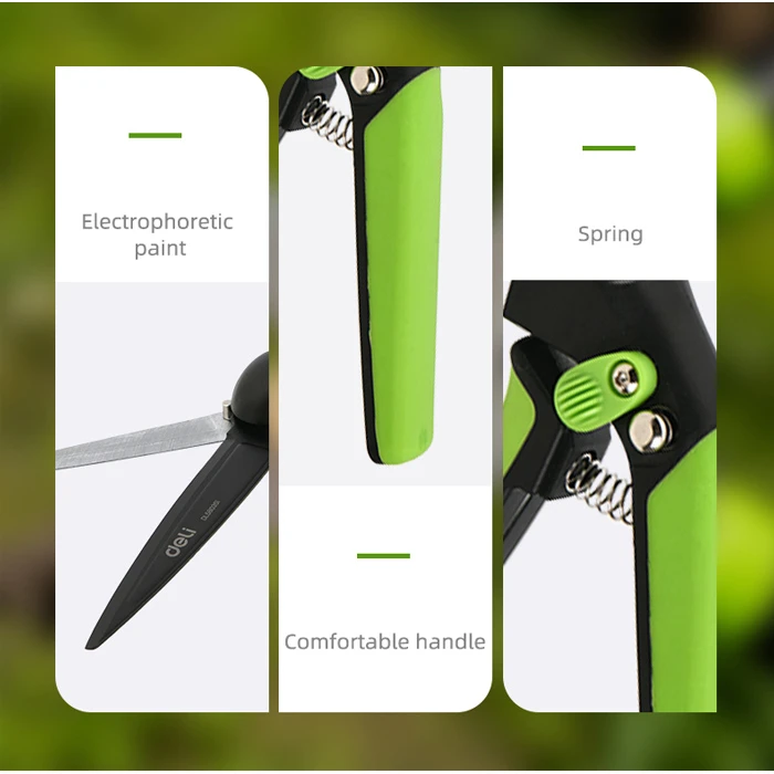 Ψαλίδι Χλόης/Θάμνων Deli Dl580351 με Αντιολισθητικές Λαβές, 340Mm