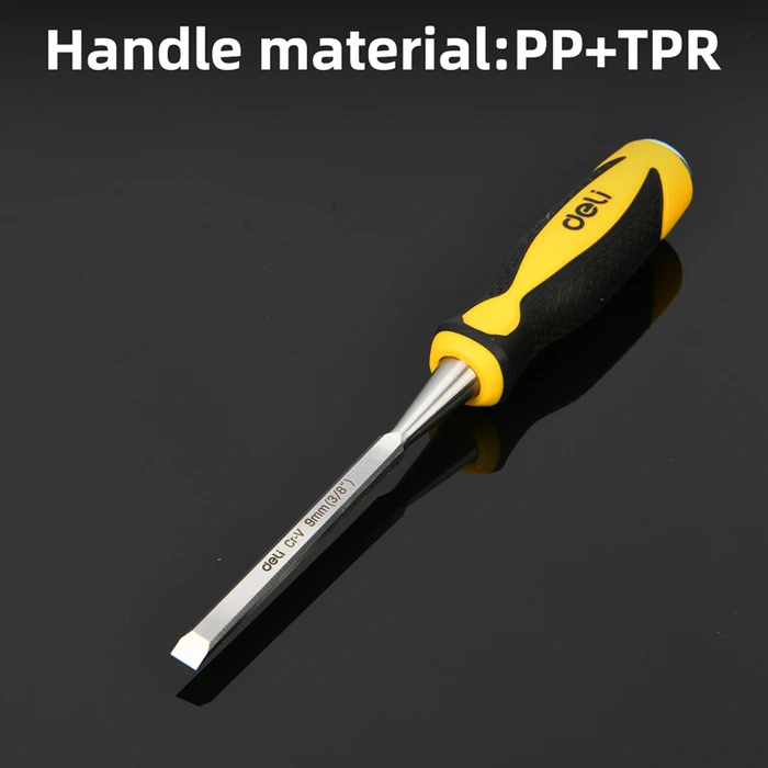 Σκαρπέλο Deli Ξύλου Dl6209-E1 με Αντιολισθητική Λαβή, 9Mm