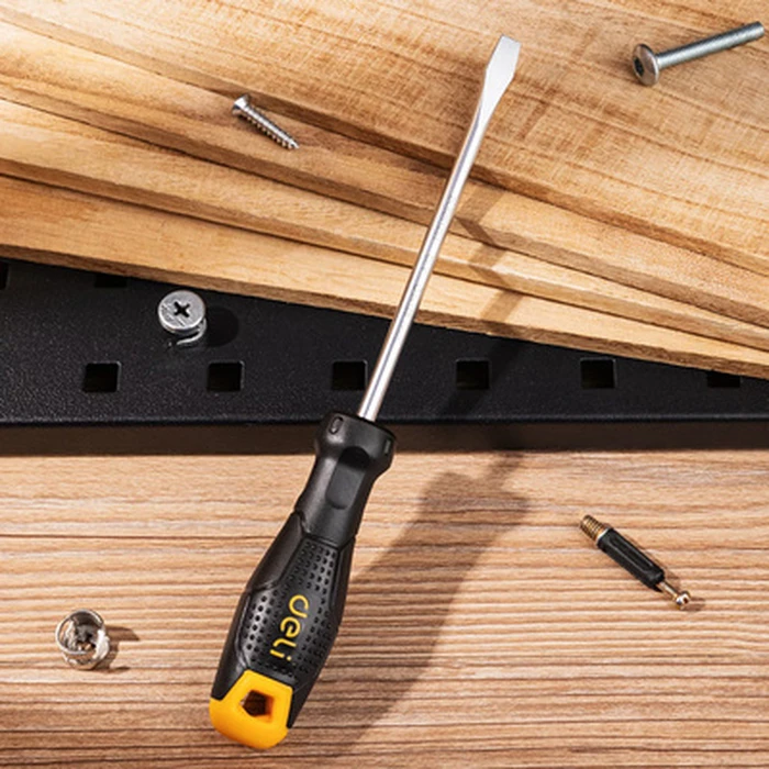 Κατσαβίδι Deli ίσιο DL6261251 αντιολισθητική λαβή, μαγνητικό, 6mm, 125mm