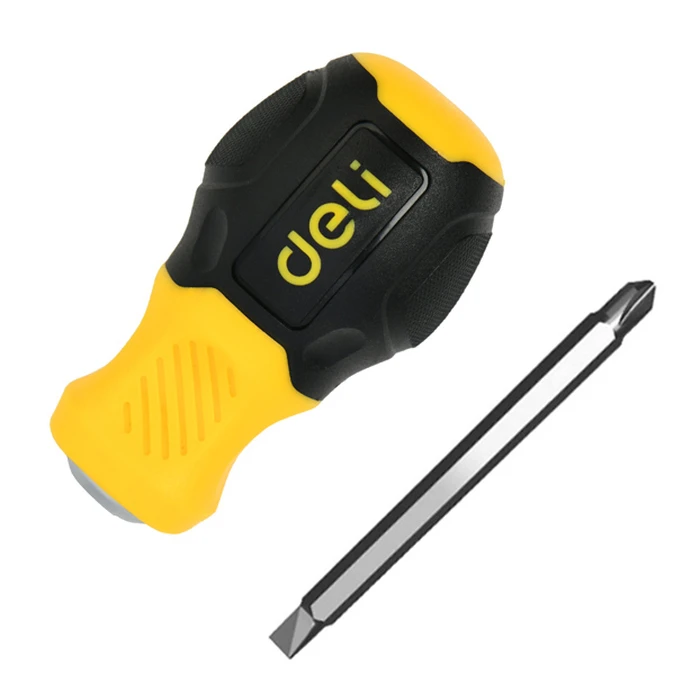 Κατσαβίδι Deli Dl632101 με Διπλή Κεφαλή, Μαγνητικό, 6Mm/Ph2X38Mm