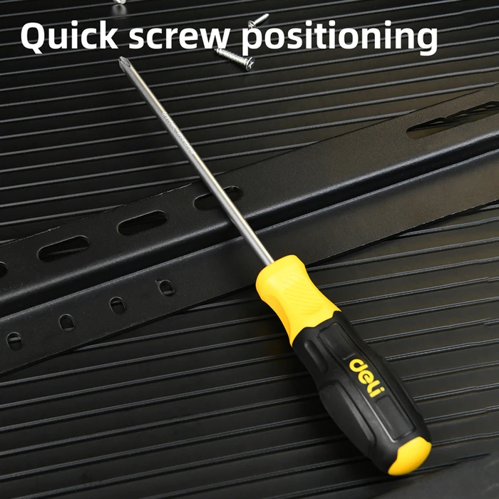 Κατσαβίδι Deli Σταυρωτό Dl636150N με Αντιολισθητική Λαβή, Μαγνητικό, Ph2X150Mm