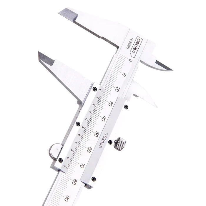 Deli Παχύμετρο Ακριβείας Dl92150 Με Θήκη Μεταφοράς, 150mm, Ασημί
