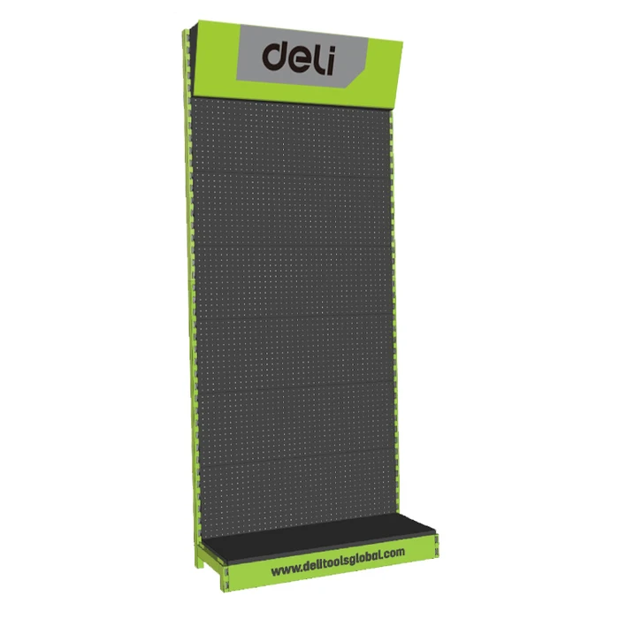 DELI stand προβολής DL-DJ618 με γάντζους, 100 x 45 x 240cm