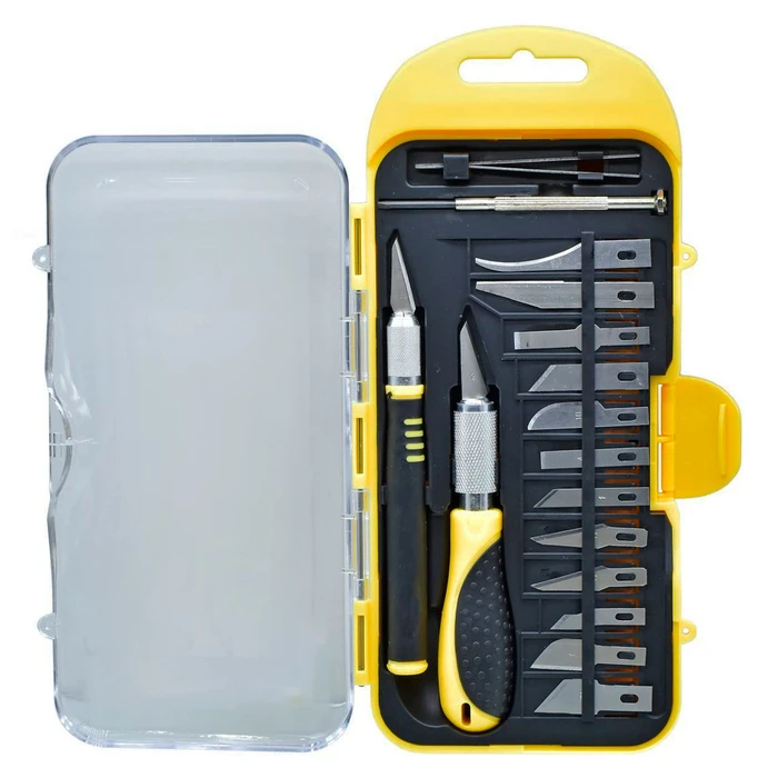 Σετ Κοπίδια Ακριβείας Deli Dl-Dp1 με Θήκη, 16Τμχ