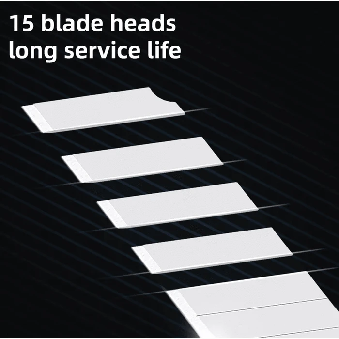 Ανταλλακτικές Λεπίδες Deli DL-DPJ09B για κοπίδι, 18mm, 10τμχ