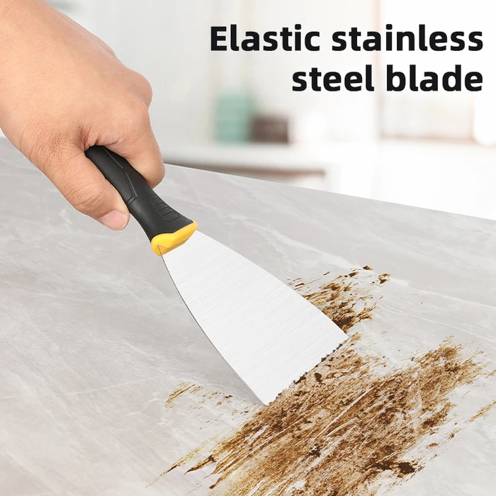 Σπάτουλα Deli Dl-Hd6 με Αντιολισθητική Λαβή, Ανοξείδωτο Ατσάλι, 148Mm