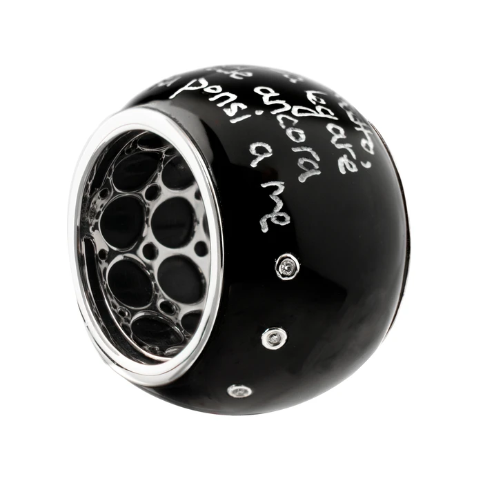 Γυναικείο Δαχτυλίδι Demaria Dm6Tax35N-N16 (16) από Ατσάλι Black