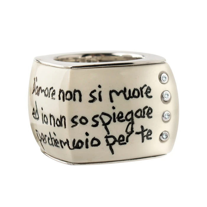 Γυναικείο Δαχτυλίδι Demaria Dm6Tax36B-B12 (12) 18 Karat Gold White