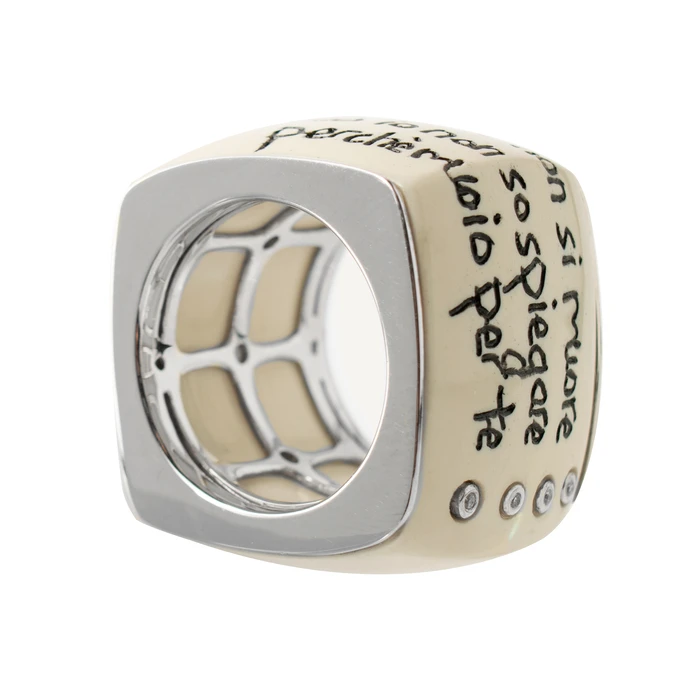 Γυναικείο Δαχτυλίδι Demaria Dm6Tax36B-B12 (12) 18 Karat Gold White