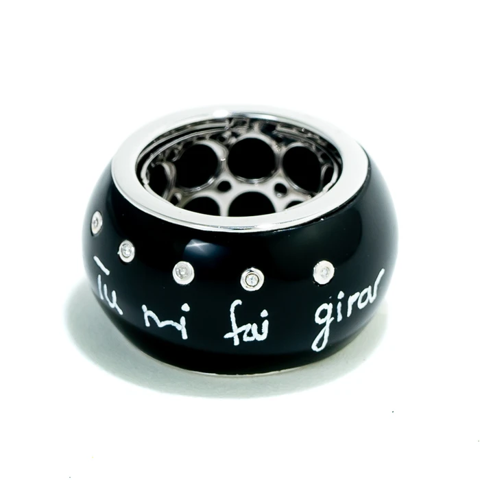 Γυναικείο Δαχτυλίδι Demaria Dm6Tax38N-N14 (14) 18 Karat Gold Black