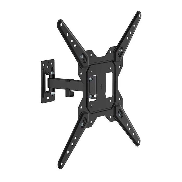 Βάση Τηλεόρασης DM Pro 23"-55" έως 30kg ρυθμιζόμενη επιτοίχια Μαύρη