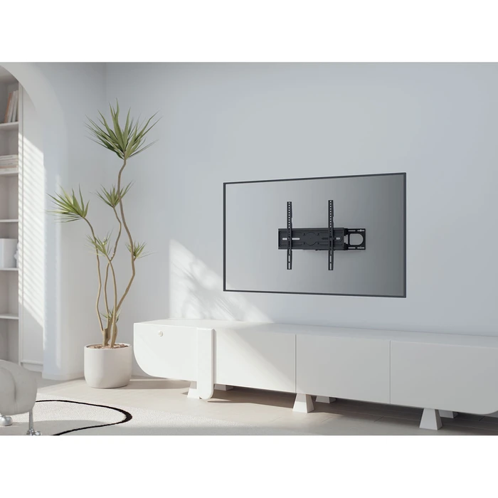 TV Wall Mount 32-70" up to 40kg Adjustable Dual-Arm Wall Bracket DM PRO DM-3270FM - Black