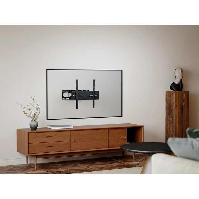 TV Wall Mount 32-70" up to 40kg Adjustable Dual-Arm Wall Bracket DM PRO DM-3270FM - Black