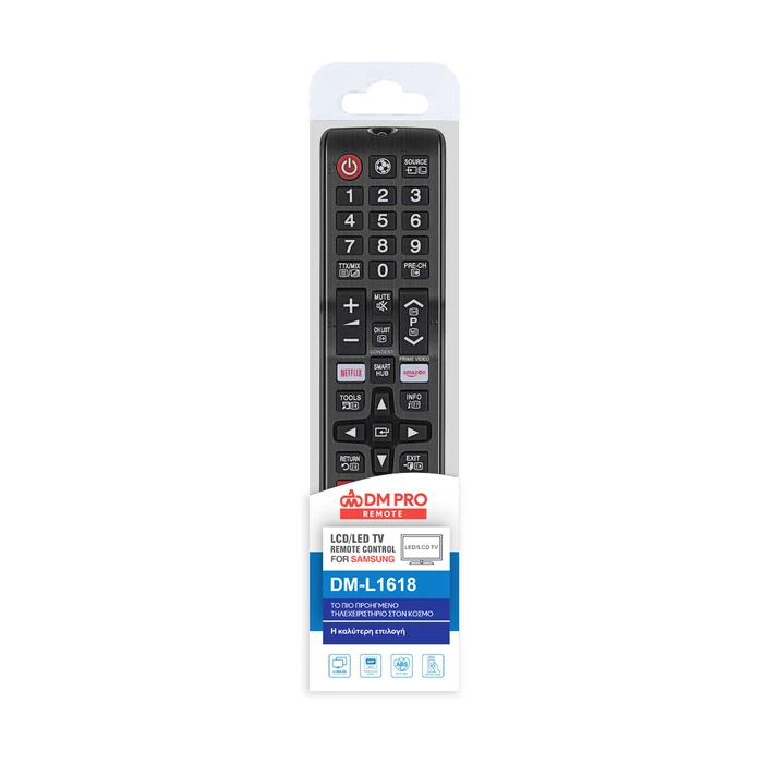 Universal TV Remote for SAMSUNG - DM PRO DM-L1618