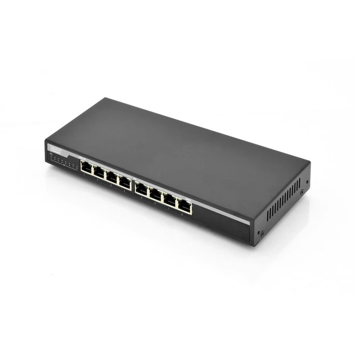 Network Switch Digitus 10/100/1000Mbps 135W + 1x Uplink 8-Port