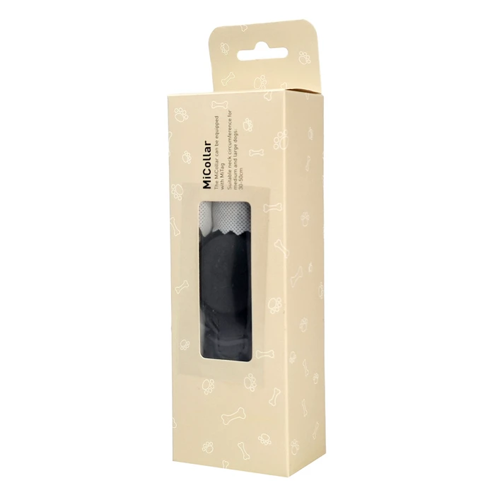 Mili Κολάρο Θήκη Smart Tag Micollar Σκύλους Large Μαύρο