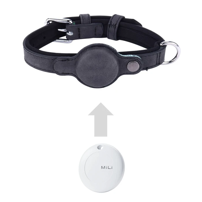 Mili Κολάρο Θήκη Smart Tag Micollar Σκύλους Small Μαύρο