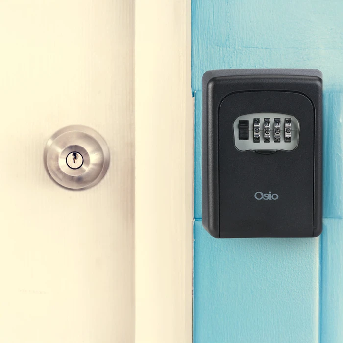 Κλειδοθήκη Μαύρη Από Αλουμίνιο Με Συνδυασμό 4 Ψηφίων Οsio OSB-3680-BL 