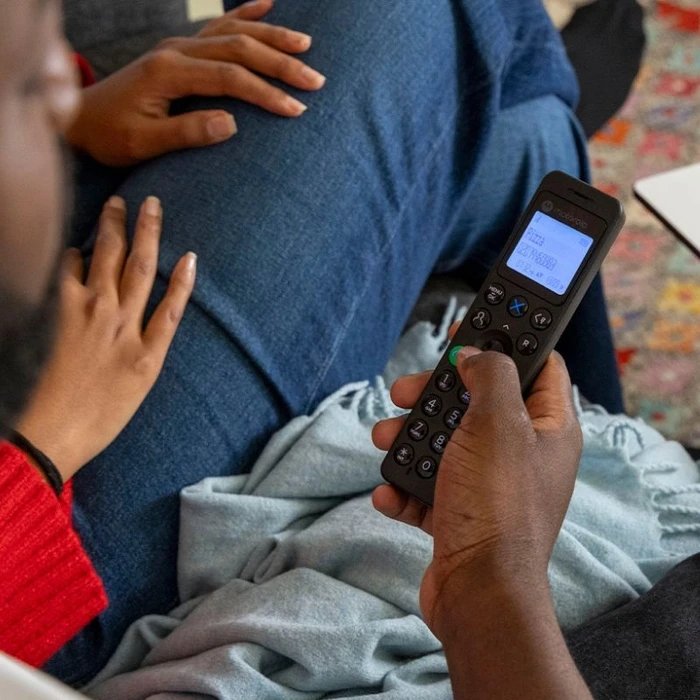 Ασύρματο Τηλέφωνο Dect Gap Motorola DOT201 Μαύρο