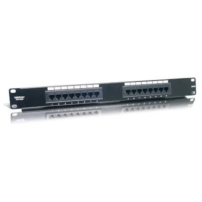 Patch Panel Trendnet 16-port Cat6 Unshielded 19"