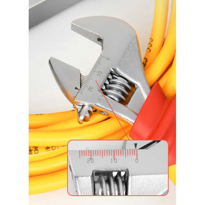 Γαλλικό Κλειδί Deli Dq90408, Αντιολισθητική Ρυθμιζόμενο 0-25Mm, Vde 1000V, 200Mm