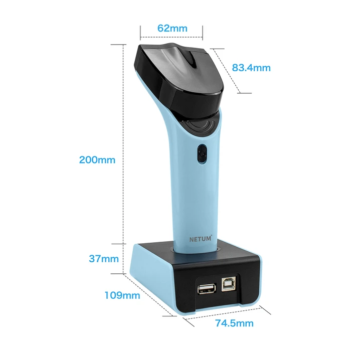 Barcode Scanner Netum DS7500 2D Wireless 2.4Ghz AUTOMATIC QR CODE