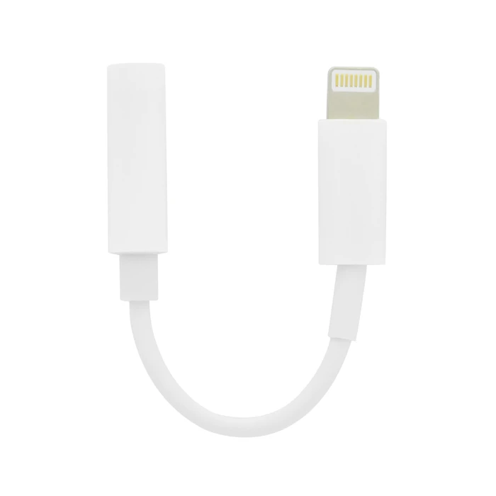Αντάπτορας 3,5mm Lamtech Lightning Audio JACK WHITE